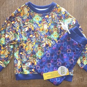 Beach Bambinos Bowser Bamboo Daywear Set Boys Size 7/8 NWT